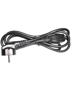 3GO CPOWER Cable de alimentacion macho a hembra 1,8 m negro