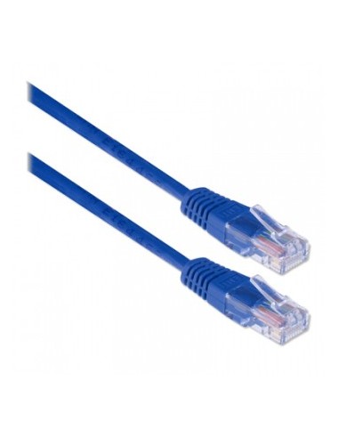 LATIGUILLO RJ45 UTP CAT-5E 0.9M EMINENT AZUL EM9700