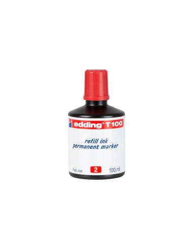 Edding T-100 Tinta rotulador original rojo