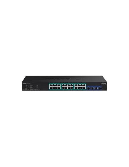 Trendnet Switch gestionado L2/L4 gigabit ethernet 10/100/1000 PoE 1U negro
