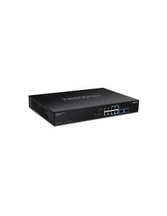 Trendnet Switch no administrado gigabit ethernet 10/100/1000 8puertos PoE 1U negro