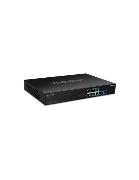 Trendnet Switch no administrado gigabit ethernet 10/100/1000 8puertos PoE 1U negro