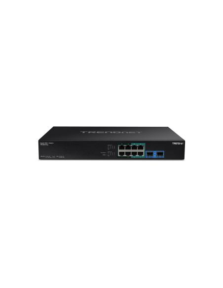 Trendnet Switch no administrado gigabit ethernet 10/100/1000 8puertos PoE 1U negro