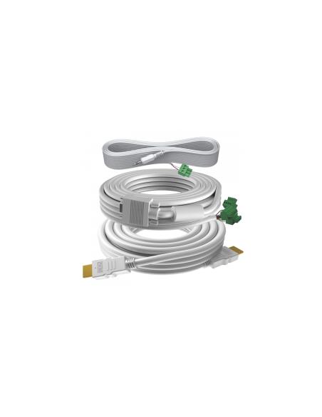 Vision Cable VGA (D-Sub)/VGA (D-Sub) 5 m Blanco