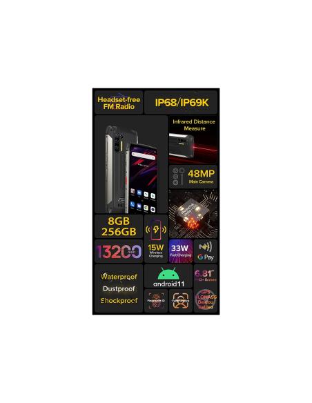 Ulefone Power Armor 13 Móvil Resistente NFC Negro