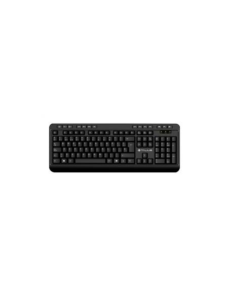 Teclado TALIUS KB503 USB QWERTY Inglés, Español Negro