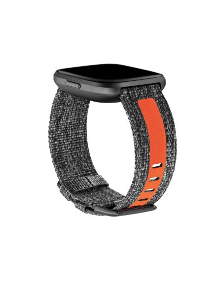 Fitbit FB171WBGYTAS Accesorios para dispositivos vestibles inteligentes Grupo de rock Carbón vegetal, Naranja Aluminio, Sintétic