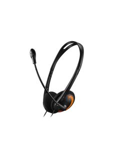 Canyon CNS-CHS01BO auricular y casco Auriculares Alámbrico Diadema Juego Negro, Naranja