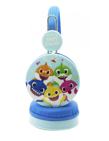 OTL Technologies Baby Shark Auriculares Alámbrico Diadema Música Azul