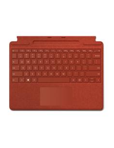 Microsoft Surface Pro Signature Keyboard Rojo Microsoft Cover port QWERTY Español