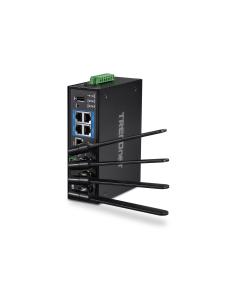 Trendnet TI-W100 router inalámbrico Gigabit Ethernet Doble banda (2,4 GHz / 5 GHz) 3G 5G 4G Negro