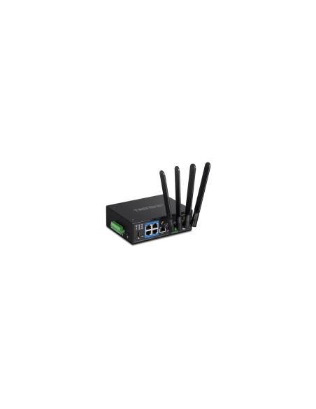 Trendnet TI-W100 router inalámbrico Gigabit Ethernet Doble banda (2,4 GHz / 5 GHz) 3G 5G 4G Negro