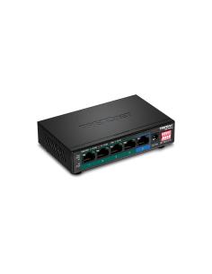 Trendnet TPE-TG51G switch Gigabit Ethernet (10/100/1000) EnergÍ­a sobre Ethernet (PoE) Negro