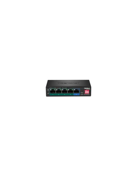 Trendnet TPE-TG51G switch Gigabit Ethernet (10/100/1000) EnergÍ­a sobre Ethernet (PoE) Negro