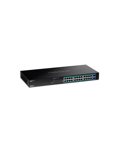 Trendnet TPE-TG262 switch No administrado L2 Gigabit Ethernet (10/100/1000) EnergÍ­a sobre Ethernet (PoE) 1U Negro