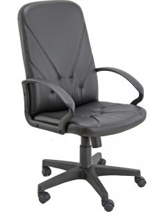 UNISIT Sillón dirección  DANTE cuero negro