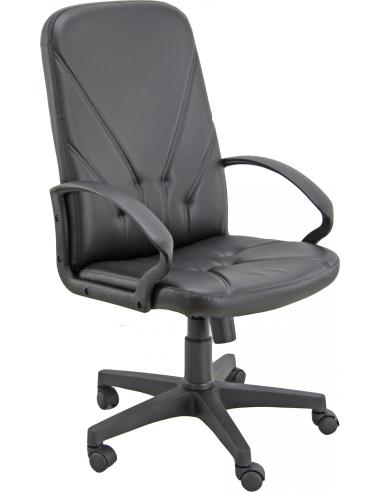 UNISIT Sillón dirección  DANTE cuero negro