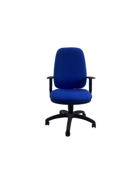 UNISIT Silla Administrativa Sincro TETE Reposabrazos ajustables azul