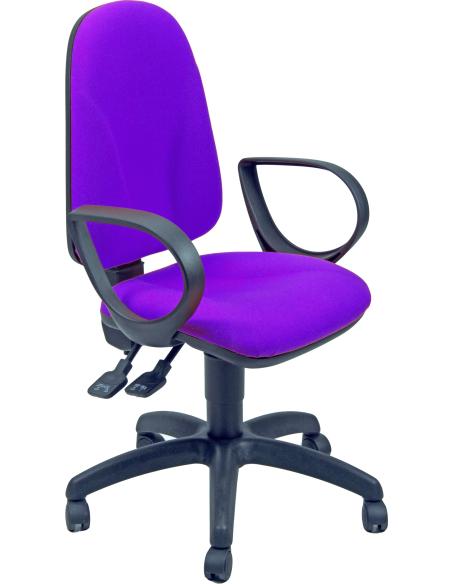 UNISIT Silla Administrativa Sincro Team azul Reposabrazos incluidos