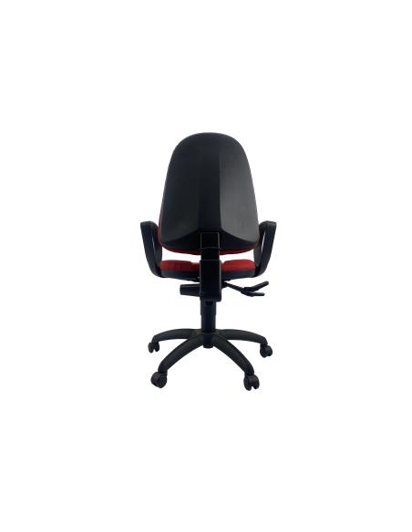 UNISIT Silla Administrativa Sincro Team negra Reposabrazos fijos