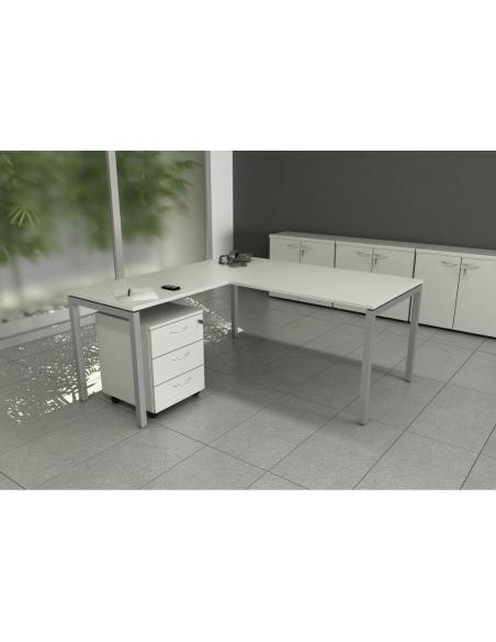 ArtExport Mesa escritorio 140 VENERE 60 blanca