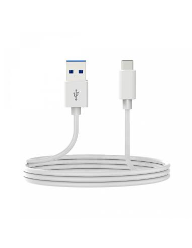 DCU Advance Tecnologic 30402065 cable USB 2 m USB 3.2 Gen 1 (3.1 Gen 1) USB C USB A Blanco