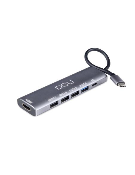 DCU Advance Tecnologic 391168 hub de interfaz 2 x USB 3.2 Gen 2 (3.1 Gen 2) Type-C 480 Mbit/s Gris