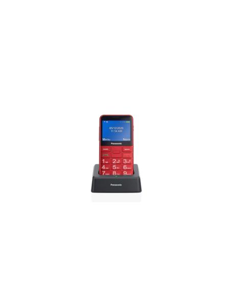 Panasonic KX-TU155EXRN teléfono móvil 6,1 cm (2.4") 102 g Rojo Teléfono con cámara