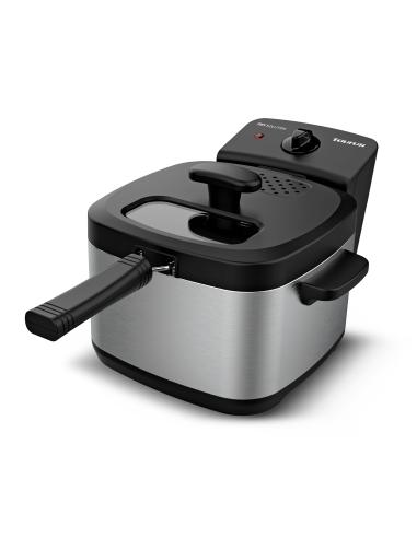 Taurus Fry Solution Sencillo 1,5 L Independiente 2000 W Freidora Negro, Acero inoxidable