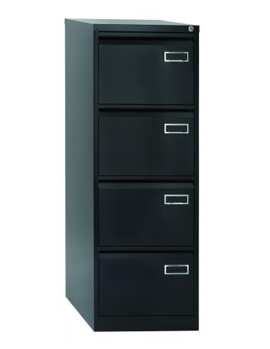 Archivador Bisley 4 cajones A4-folio 62cm antracita