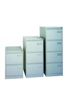 Archivador Bisley 3 cajones A4-folio 62cm gris