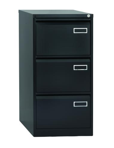 Archivador Bisley 3 cajones A4-folio 62cm antracita