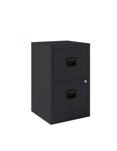 Cajonera Bisley 2 cajones archivo. Fija. 40cm Antracita