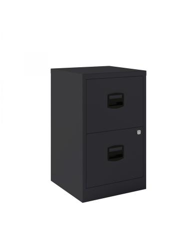 Cajonera Bisley 2 cajones archivo. Fija. 40cm Antracita
