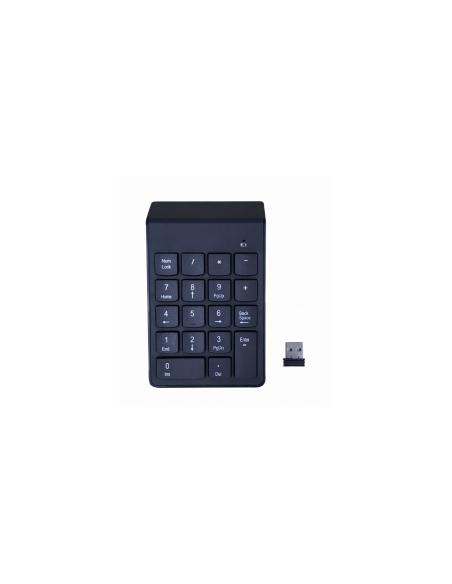 Gembird KPD-W-02 teclado numérico Portátil/PC Bluetooth Negro