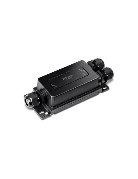 Trendnet TI-BE200 ampliador de red Transmisor y receptor de red Negro 10, 100, 1000 Mbit/s