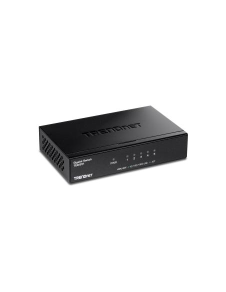 Trendnet TEG-S51 switch No administrado Gigabit Ethernet (10/100/1000) Negro