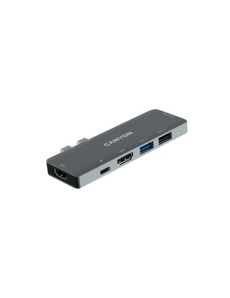 Canyon DS-5 USB 2.0 Type-C Gris