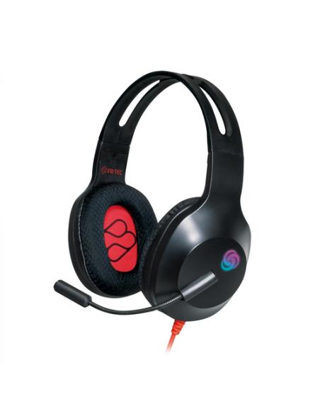 FR-TEC FT2020 auricular y casco Auriculares Alámbrico Diadema Juego Negro