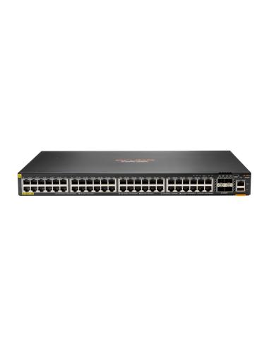 Aruba 6200F 48G Class4 PoE 4SFP+ 370W Gestionado L3 Gigabit Ethernet (10/100/1000) EnergÍ­a sobre Ethernet (PoE) 1U Negro
