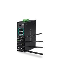 Trendnet TI-WP100 router inalámbrico Gigabit Ethernet Doble banda (2,4 GHz / 5 GHz) Negro