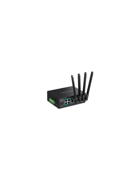 Trendnet TI-WP100 router inalámbrico Gigabit Ethernet Doble banda (2,4 GHz / 5 GHz) Negro