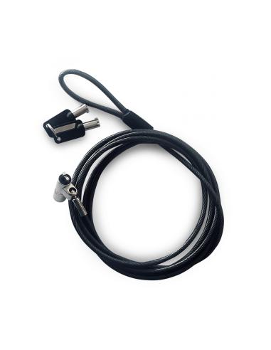 Urban Factory Securitee cable antirrobo Negro 2 m