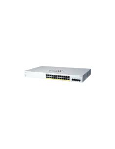 Cisco CBS220-24P-4G Gestionado L2 Gigabit Ethernet (10/100/1000) EnergÍ­a sobre Ethernet (PoE) 1U Blanco