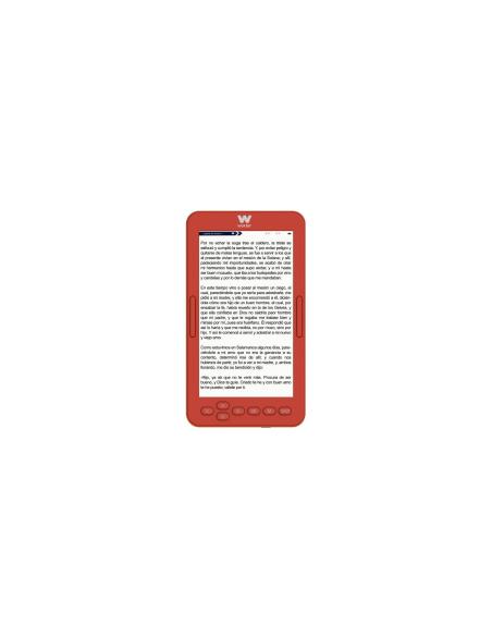 Libro Electrónico Ebook Woxter Scriba 195 S/ 4.7"/ Tinta Electrónica/ Rojo