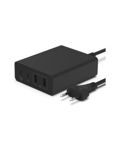 Belkin WCH010vfBK Portátil, Smartphone, Reloj inteligente, Tableta Negro Corriente alterna Carga rápida Interior