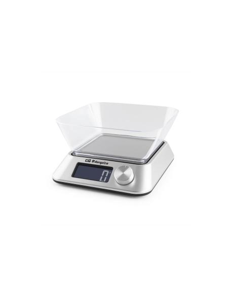 Orbegozo PC 1030 Plata Encimera Rectángulo Báscula electrónica de cocina