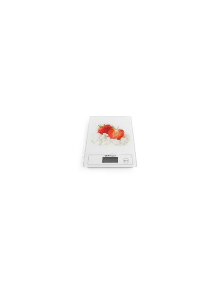 Orbegozo PC 1018 Verde, Rojo, Blanco Encimera Rectángulo Báscula electrónica de cocina