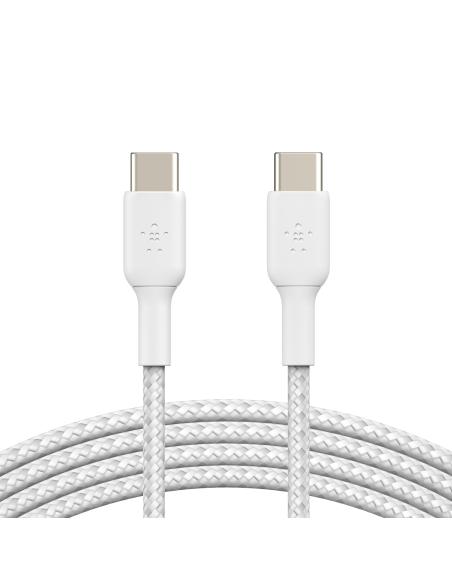 Belkin CAB004BT1MWH2PK cable USB 1 m USB 2.0 USB C Blanco