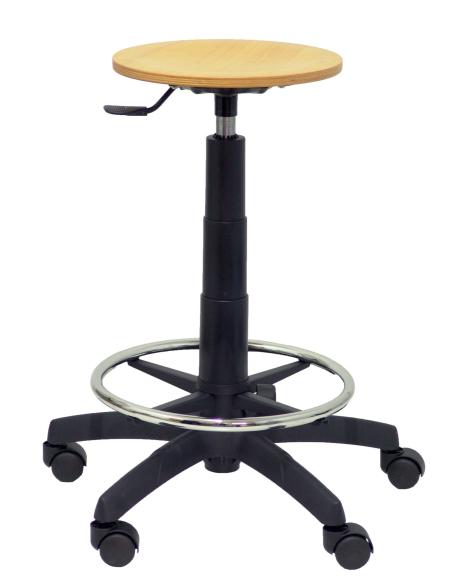 Piqueras y Crespo Taburete Tolosa madera.